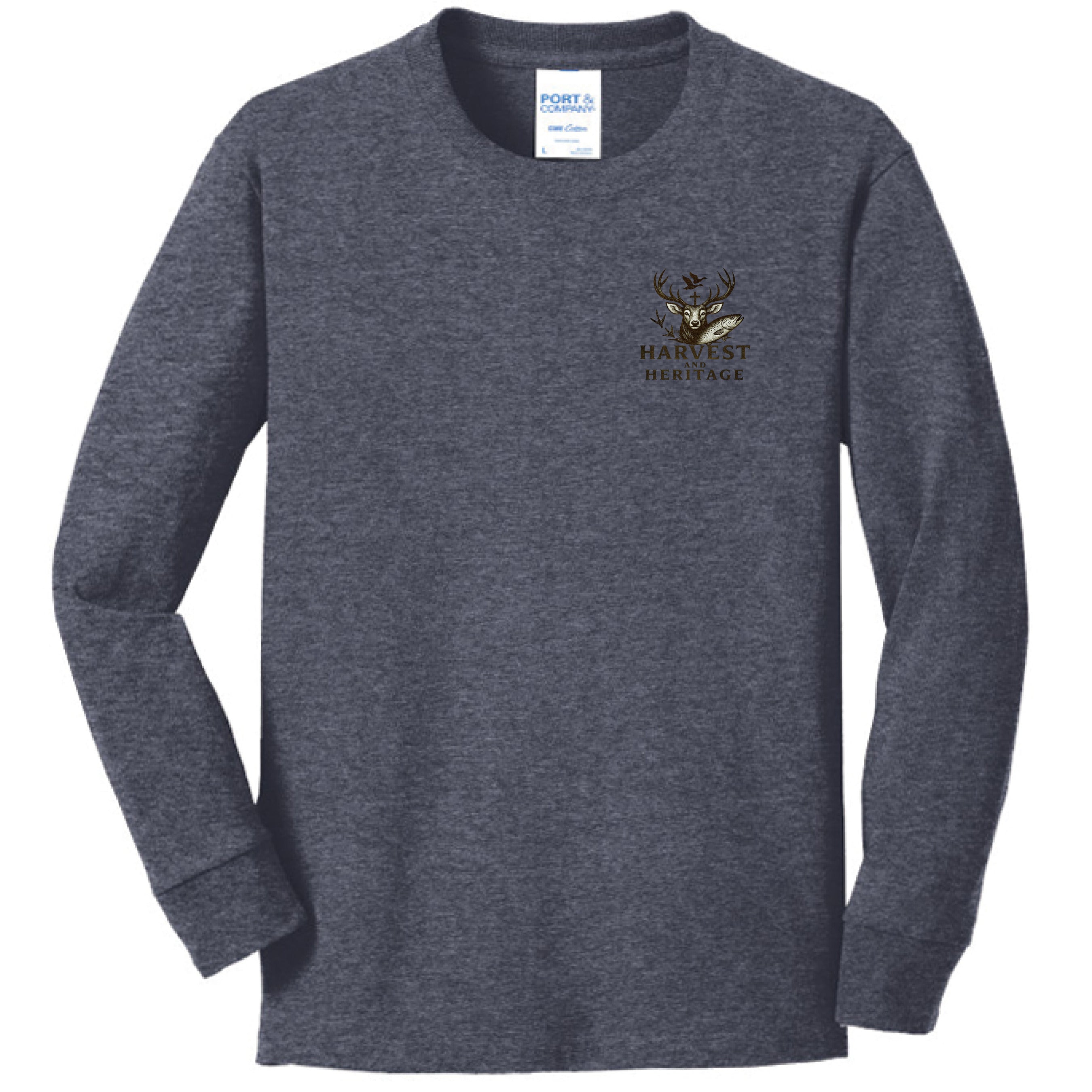Heather Navy - FRONT