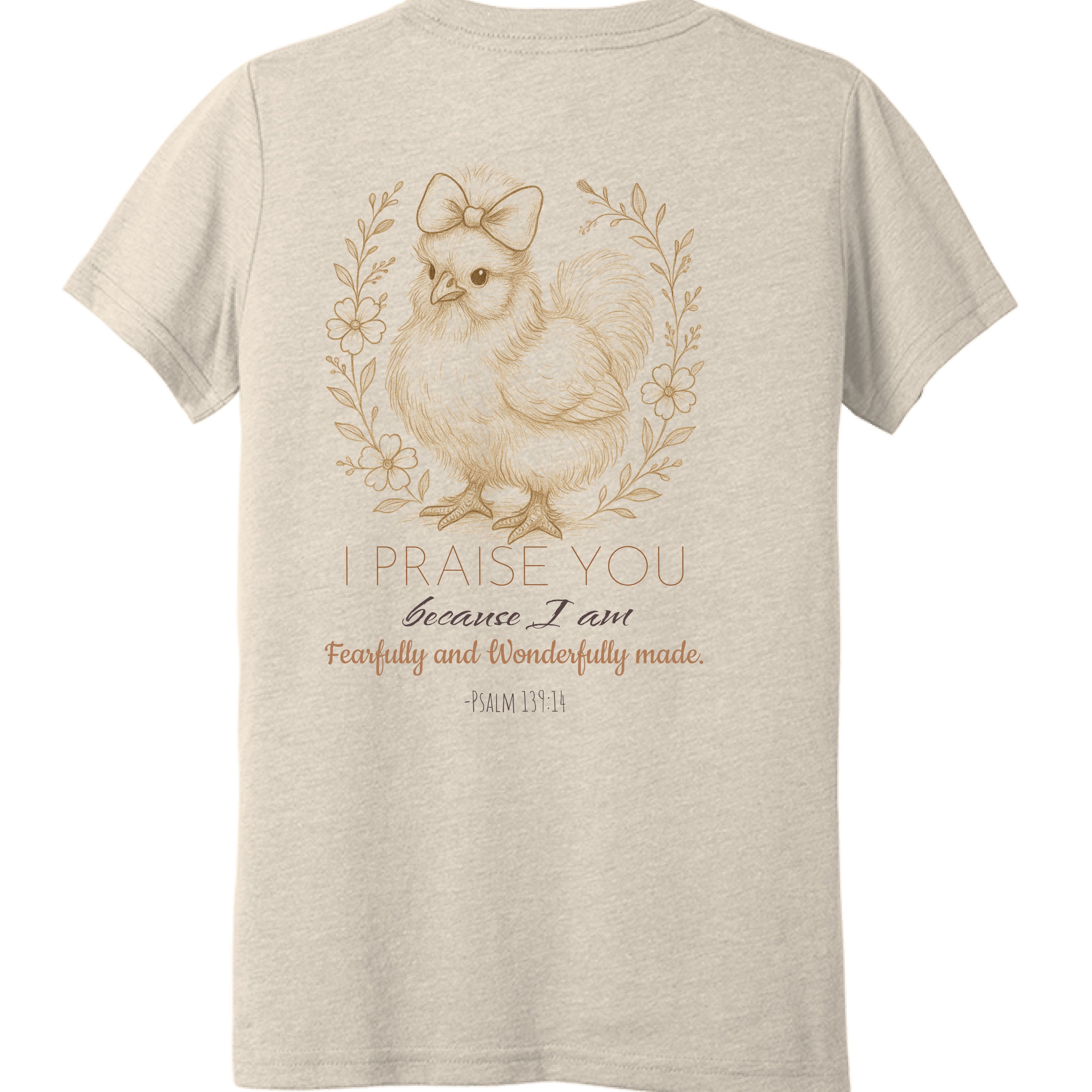 Solid Natural Triblend - BACK