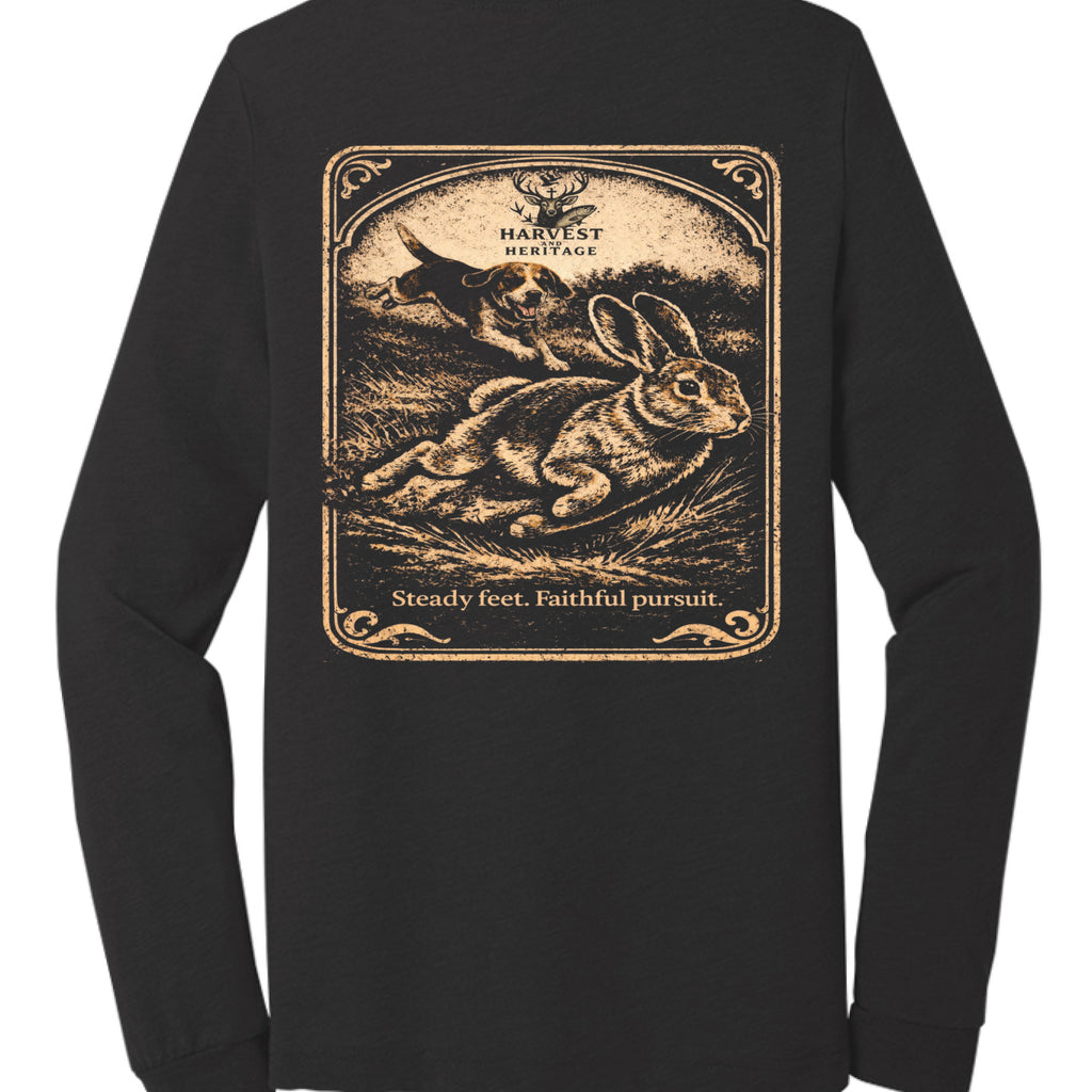 Black Heather Triblend - BACK